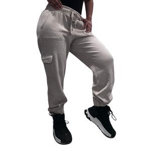 JOGGER FOR WOMEN BRAND CALVIN KLEIN ZISE L , BEIGE COLOR